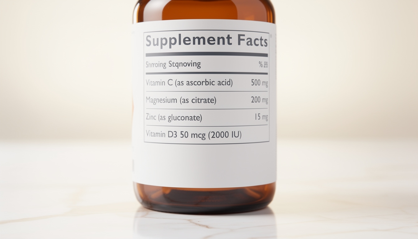 Etiqueta de Flexacil Ultra mostrando cada ingrediente con su dosis exacta